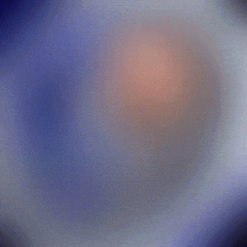 a blurry picture of a person 's face in a circle
