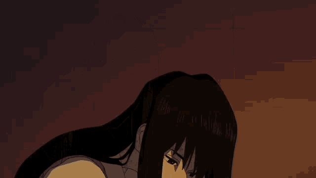 a girl with long brown hair says " mm-hmm. i know "