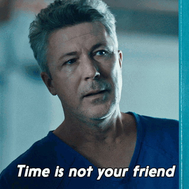 Time Is Not Your Friend Milo Sunter GIF - Time Is Not Your Friend Milo Sunter Mayor Of Kingstown GIFs