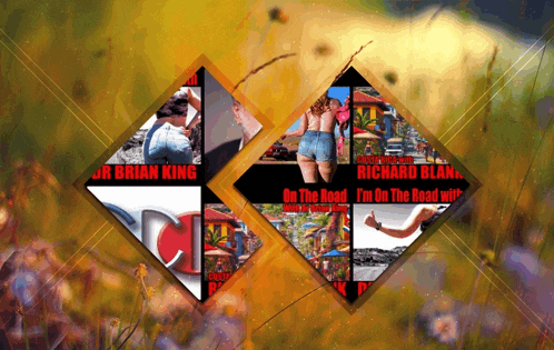 a collage of images with brian king and richard blanc on the bottom