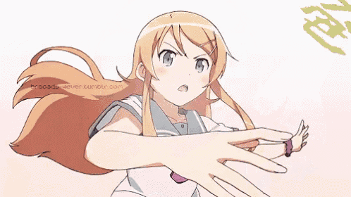 a girl with blonde hair and blue eyes is holding her hair in her hand