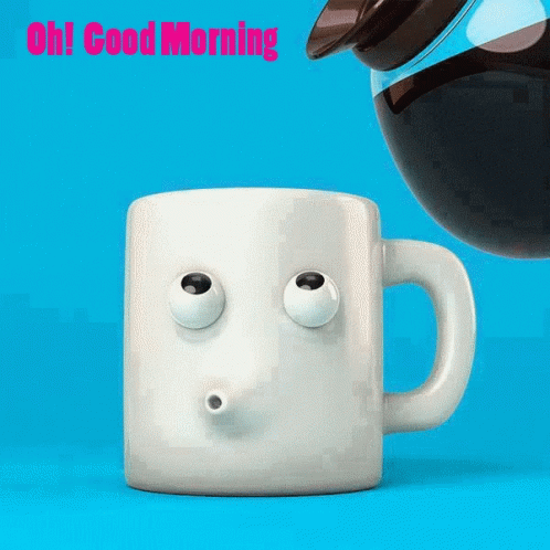 Coffee Mug Good Morning GIF - Coffee Mug Good Morning Coffee GIFs