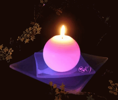 Candle Light Pink GIF - Candle Light Pink Flame On GIFs