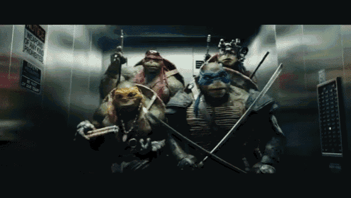Teenage Mutant Ninja Turtles GIF - Tmnt Teenage Mutant Ninja Turtles Elevator GIFs