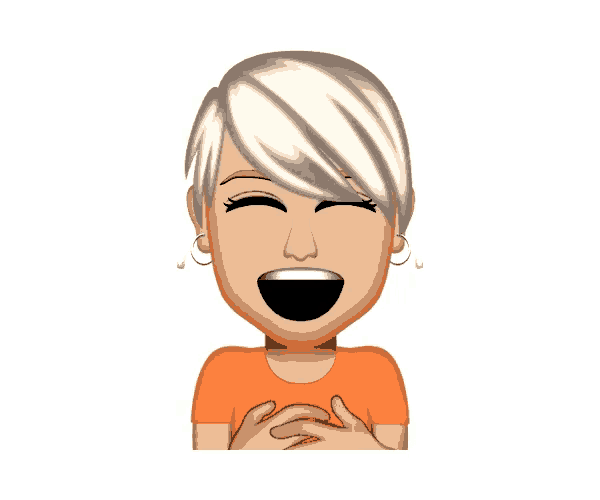 an emoji of a woman laughing with tears running down her face