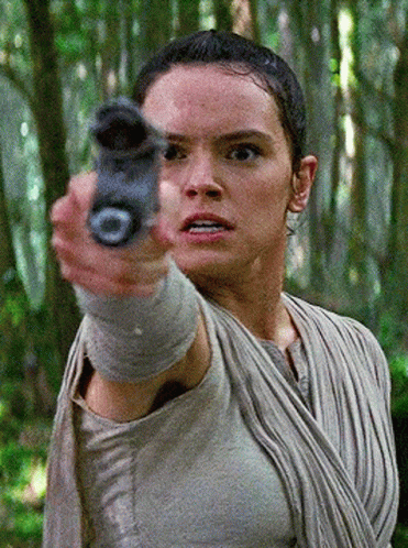 Rey Scrunched Up GIF - Rey Scrunched Up Shooting GIFs