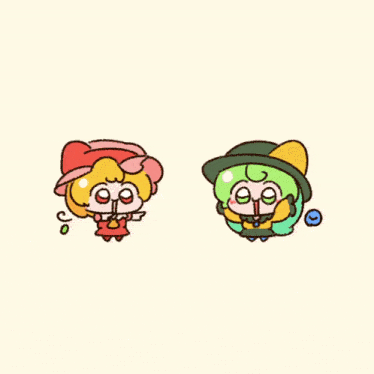 a couple of cartoon characters are standing next to each other with the words `` dodge this if you can '' .