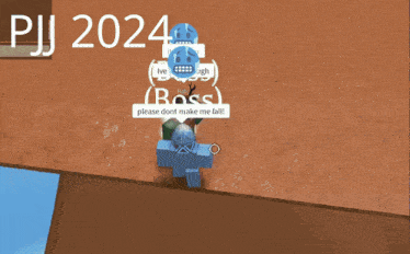 a screenshot of a video game with pjj 2024 written above it