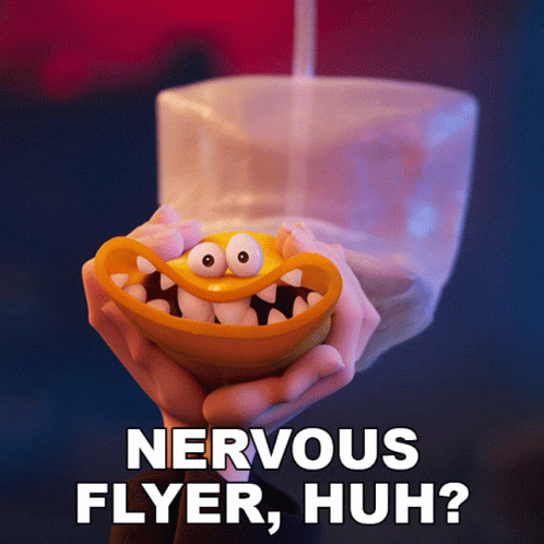 Nervous Flyer Huh Hotel Transylvania Transformania GIF - Nervous Flyer Huh Hotel Transylvania Transformania Scared Of Flying GIFs