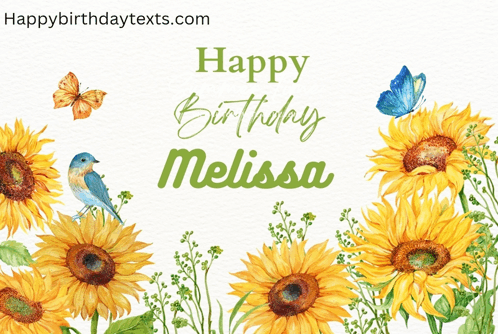 Happy Birthday Melissa GIF - Happy Birthday Melissa GIFs