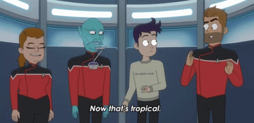 Now Thats Tropical Jack Ransom GIF - Now Thats Tropical Jack Ransom Star Trek Lower Decks GIFs