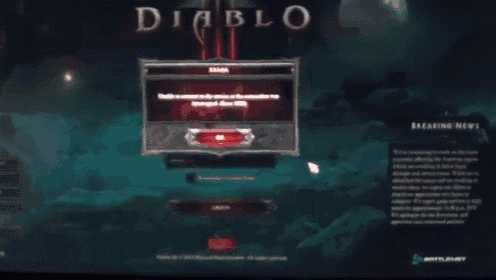 a screen shot of a game called diablo with the words fuck you on it