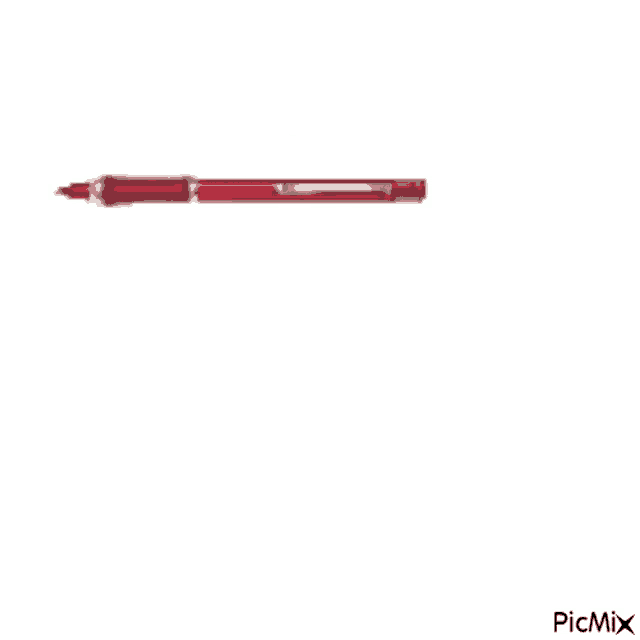 a red pen with the words " i love you " on it