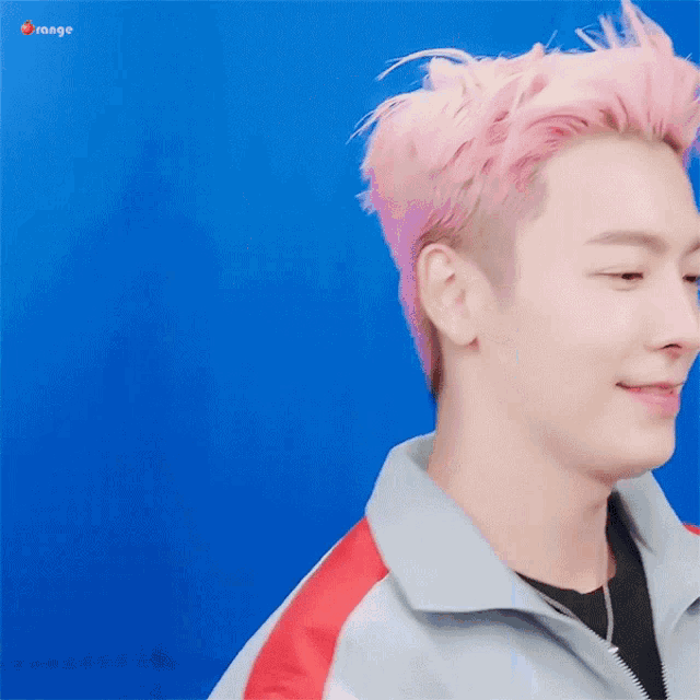 Super Junior Super Junior Donghae GIF - Super Junior Super Junior Donghae Donghae Pink Hair GIFs