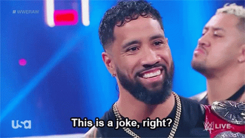 Wwe Jey Uso GIF - Wwe Jey Uso This Is A Joke Right GIFs