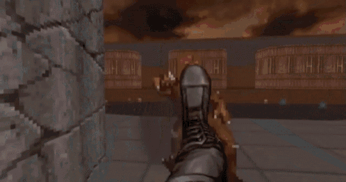 a screenshot of a video game shows a man being attacked