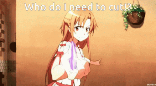Asuna Cut GIF - Asuna Cut Protect GIFs