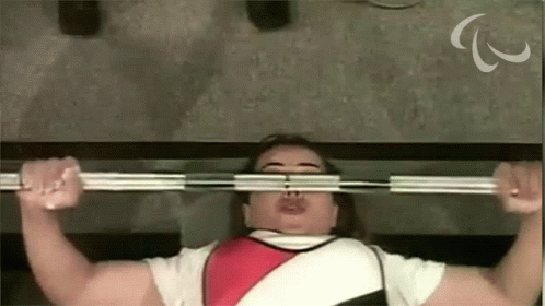 Lifting Paralympic Games GIF - Lifting Paralympic Games Weightlifter GIFs