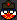 a pixel art drawing of a russian hat with a red cross on it .