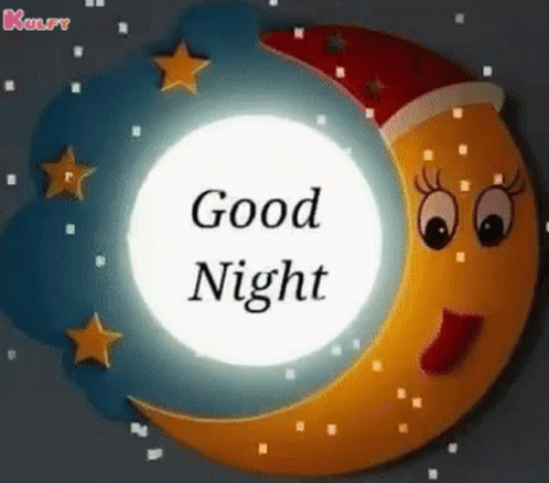 Good Night Emoji GIF - Good Night Emoji Happy Good Night GIFs
