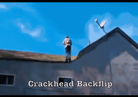 Crackhead Backflip GIF - Backflip Crackhead Crazy GIFs