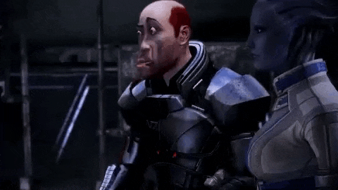 Mass Effect Shepard GIF - Mass Effect Shepard Liara GIFs