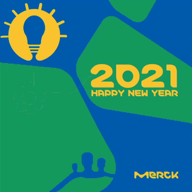 a poster that says merck on it