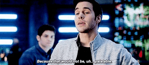 a man in a grey jacket says because that would not be uh palatable