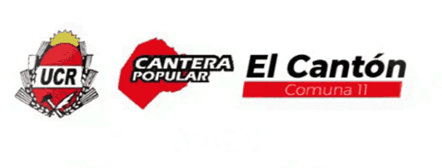 a sign that says cantera popular nazca 2458 on it