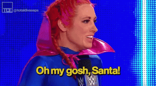 Santa Becky Lynch GIF - Santa Becky Lynch Wwe GIFs