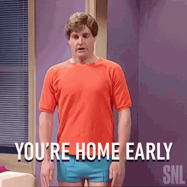 Youre Home Early Will Forte GIF - Youre Home Early Will Forte Ken GIFs