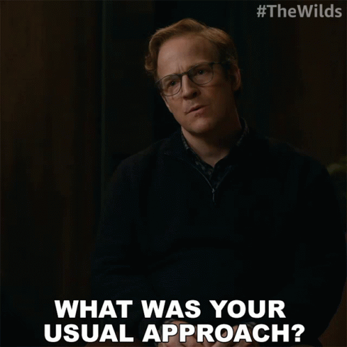 What Was Your Usual Approach Dr Daniel Faber GIF - What Was Your Usual Approach Dr Daniel Faber The Wilds GIFs