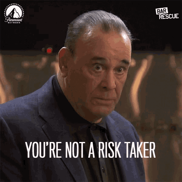 Youre Not A Risk Taker Headshake GIF - Youre Not A Risk Taker Headshake Doubtful GIFs