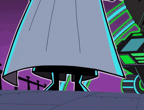 a cartoon drawing of a person standing in front of a building that says ' pk ' on it