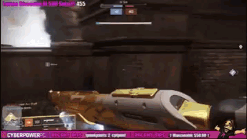 a screenshot of a video game with the words cyberpower at the top