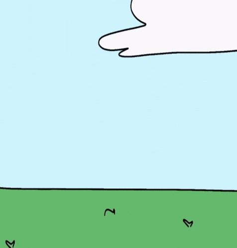 a cartoon drawing of a huge explosion with a green background