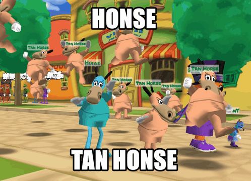 Tan Horse Toontown GIF - Tan Horse Tan Horse GIFs