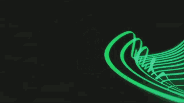 a logo for the uefa europa conference league with green lines