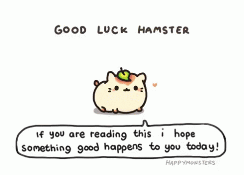Good Luck Good Luck Hamster GIF - Good Luck Good Luck Hamster GIFs