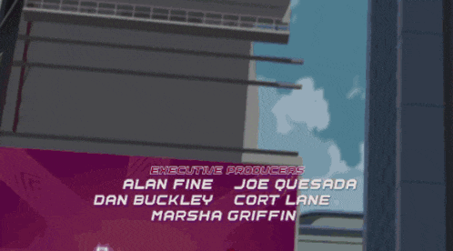 the executive producers of a cartoon are alan fine joe quesada and dan buckley