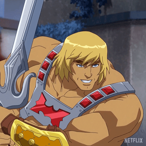 Looking Up He-man GIF - Looking Up He-man Masters Of The Universe Revolution GIFs