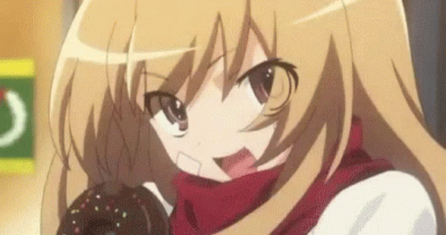 Toradora Taiga Aisaka GIF - Toradora Taiga Aisaka Two Fingers Up GIFs
