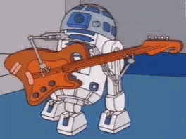 Rock And Roll R2d2 GIF - Rock And Roll R2d2 Starwars GIFs