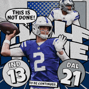 Dallas Cowboys (21) Vs. Indianapolis Colts (13) Half-time Break GIF - Nfl National Football League Football League GIFs