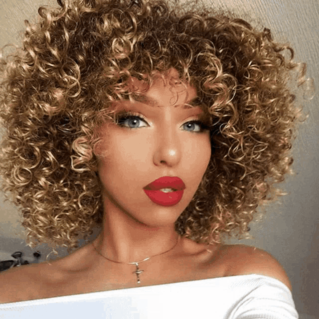 Curly Wigs Curly Lace Wig GIF