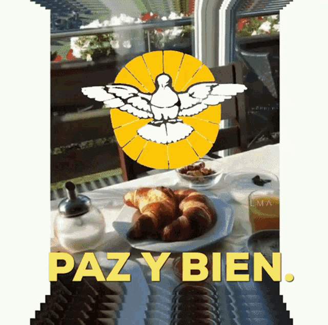 Paz Y Bien Bird GIF - Paz Y Bien Bird Breakfast GIFs
