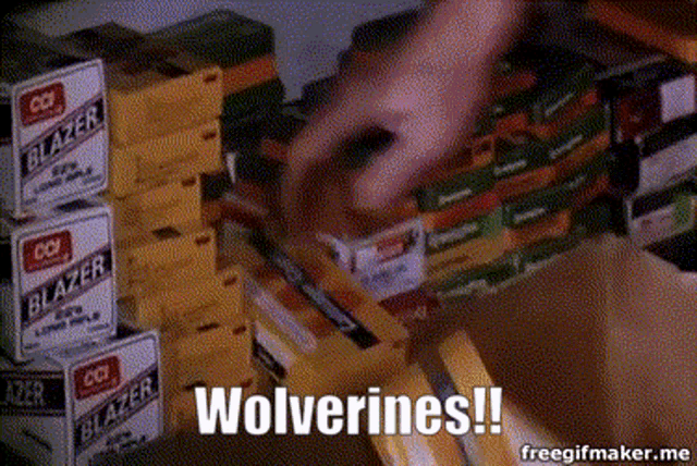 Red Dawn Wolverins GIF - Red Dawn Wolverins Grocery GIFs