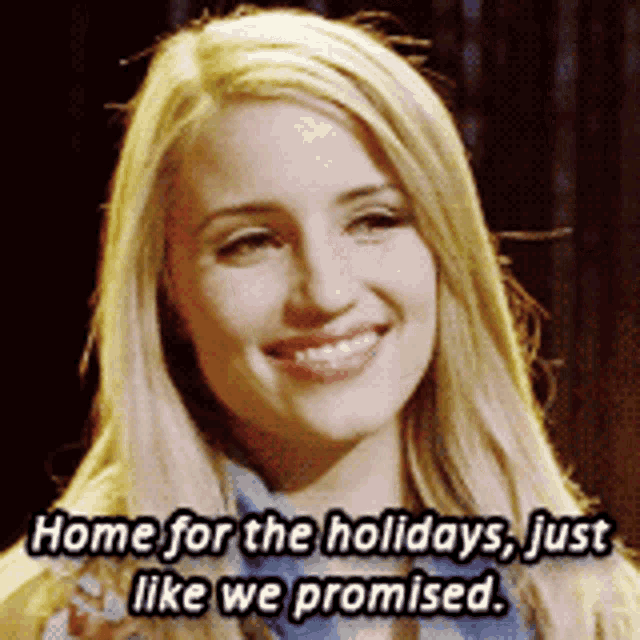 Glee Quinn Fabray GIF - Glee Quinn Fabray Home For The Holidays GIFs