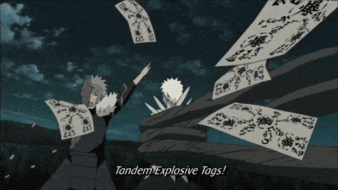 each tag summons more tags resulting in continuous explosions