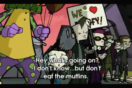 Don'T Eat The Muffins GIF - Invaderzim Nickelodeon Girlwhocriedgnome GIFs